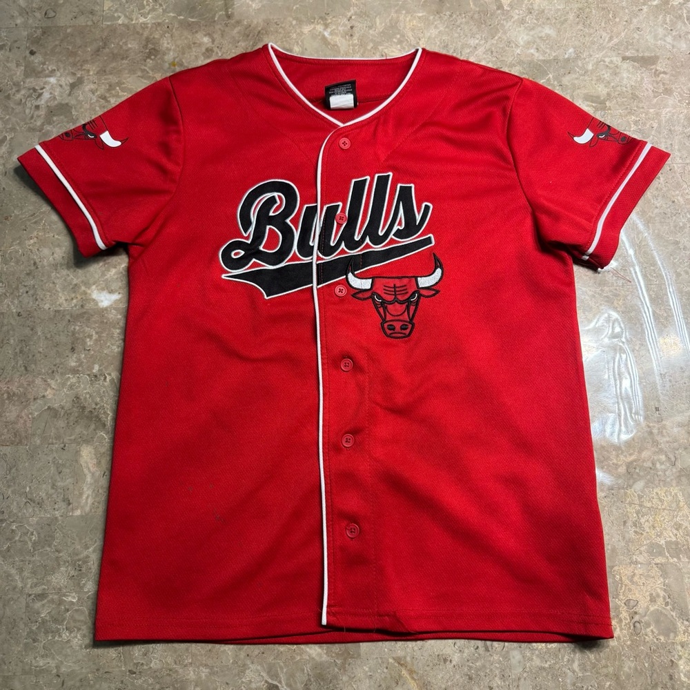 NBA Red Jersey with White Trim